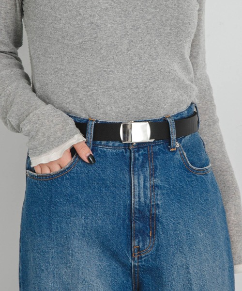 URBAN RESEARCH Sonny Label（アーバンリサーチサニーレーベル）の「ガチャベルト（ベルト・レディース・ブラック・ONE）」の6枚目の写真