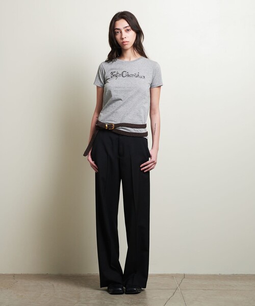 ATTISESSION(アティセッション)の「<ATTISESSION>レザー メッシュ ダブル ベルト(ベルト・レディース・ブラック/モカ・FREE)」の4枚目の写真