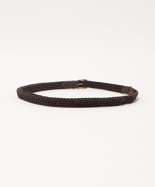 ATTISESSION(アティセッション)の「<ATTISESSION>レザー メッシュ ダブル ベルト(ベルト・レディース・ブラック/モカ・FREE)」の6枚目の写真