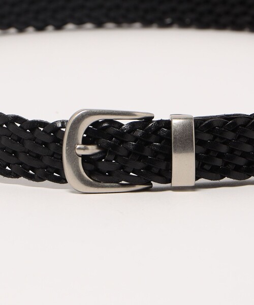 ATTISESSION(アティセッション)の「<ATTISESSION>レザー メッシュ ダブル ベルト(ベルト・レディース・ブラック/モカ・FREE)」の10枚目の写真