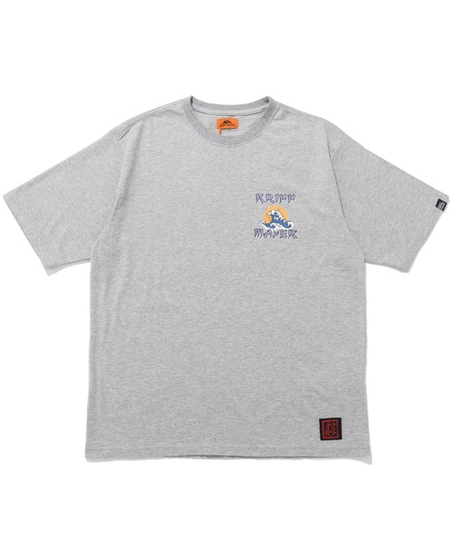 KRIFF MAYER(クリフメイヤー)の「【綿100%】浮世絵MIXプリントT(サップ)(Tシャツ/カットソー・メンズ・マスタード/セージグリーン/オフホワイト/グレー/ブラック/パープル・MEDIUM/LARGE/X-LARGE)」の15枚目の写真