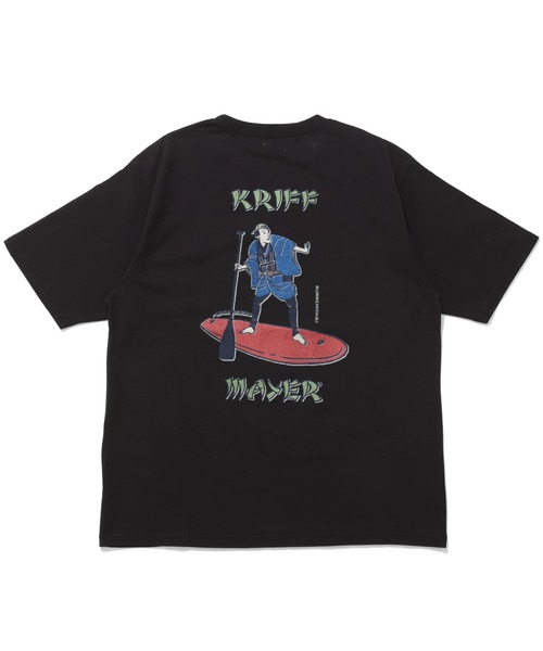 綿100%】浮世絵MIXプリントT(サップ)（Tシャツ/カットソー）｜KRIFF