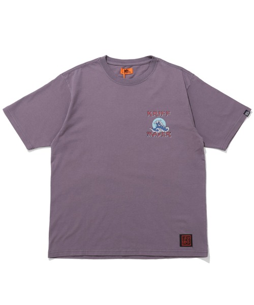 KRIFF MAYER(クリフメイヤー)の「【綿100%】浮世絵MIXプリントT(サップ)(Tシャツ/カットソー・メンズ・マスタード/セージグリーン/オフホワイト/グレー/ブラック/パープル・MEDIUM/LARGE/X-LARGE)」の18枚目の写真