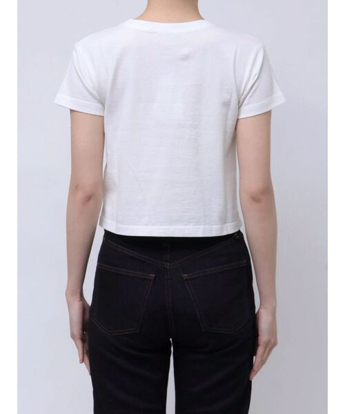 MURUA（ムルーア）の「シャープモチーフクロップドTシャツ（Tシャツ/カットソー・レディース・ホワイト/イエロー/ネイビー/ブラック/ブルー・FREE）」の22枚目の写真
