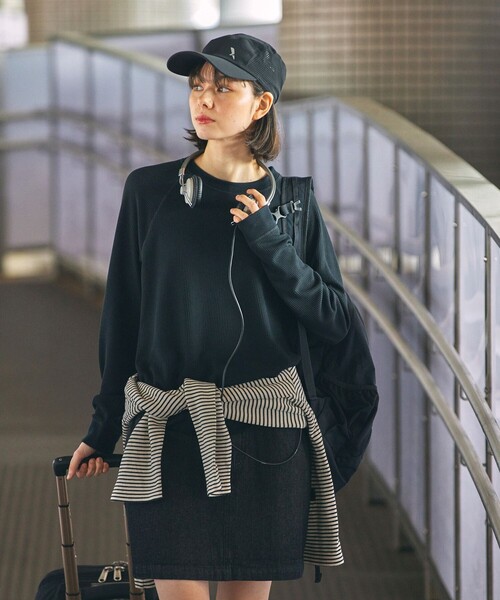 AIGLE（エーグル）の「UVカット ワンポイントリフレクトロゴ メッシュキャップ（キャップ・メンズ・オフホワイト/ブラック・FREE）」の20枚目の写真