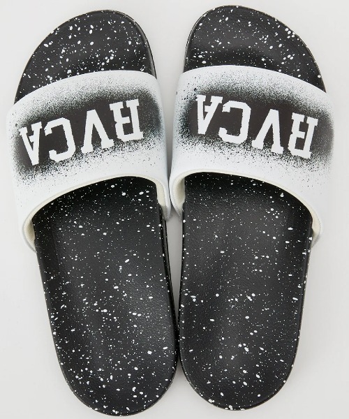 RVCA（ルーカ）の「RVCA メンズ IVY STANCIL SHOWER SANDAL ファッションサンダル 【2025年春夏モデル】/ルーカスライドサンダル・シャワサン(シャワーサンダル）（サンダル・メンズ・ブラック/ホワイト・10/9/8）」の6枚目の写真