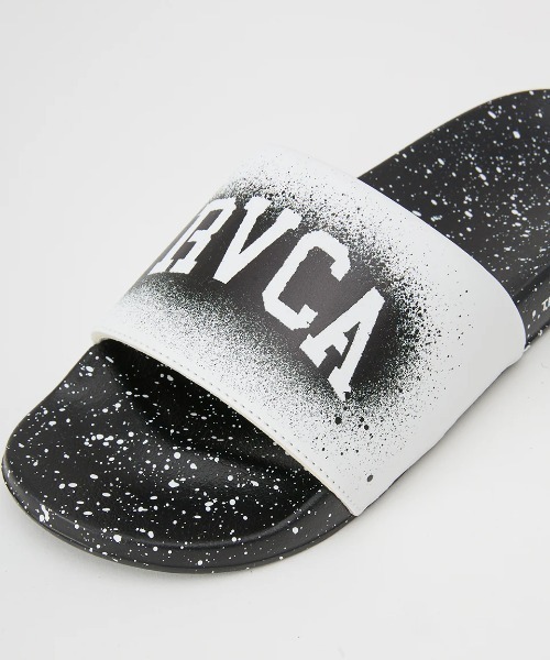 RVCA（ルーカ）の「RVCA メンズ IVY STANCIL SHOWER SANDAL ファッションサンダル 【2025年春夏モデル】/ルーカスライドサンダル・シャワサン(シャワーサンダル）（サンダル・メンズ・ブラック/ホワイト・10/9/8）」の7枚目の写真