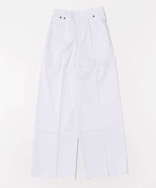 CERCA（チェルカ）の「【NOWLE】サイドベルト シングルタック セミワイド スラックス（スラックス・メンズ・ホワイト/ベージュ/ブラック・MEDIUM/SMALL/LARGE）」の20枚目の写真