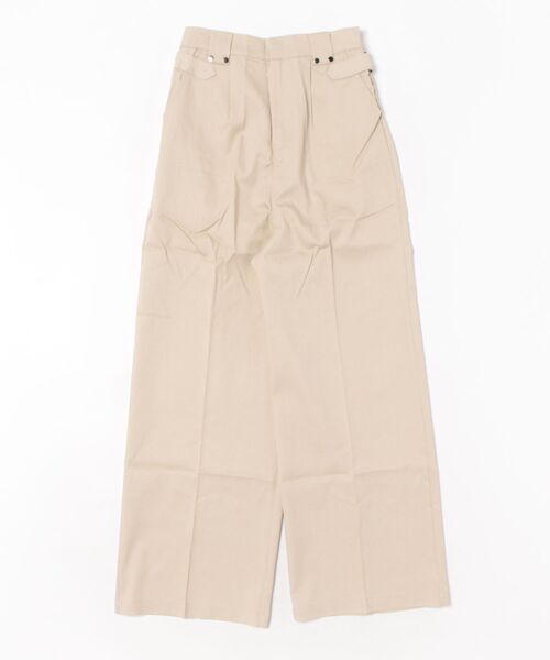 CERCA（チェルカ）の「【NOWLE】サイドベルト シングルタック セミワイド スラックス（スラックス・メンズ・ホワイト/ベージュ/ブラック・MEDIUM/SMALL/LARGE）」の22枚目の写真