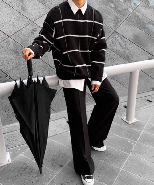 CERCA（チェルカ）の「【NOWLE】サイドベルト シングルタック セミワイド スラックス（スラックス・メンズ・ホワイト/ベージュ/ブラック・MEDIUM/SMALL/LARGE）」の5枚目の写真