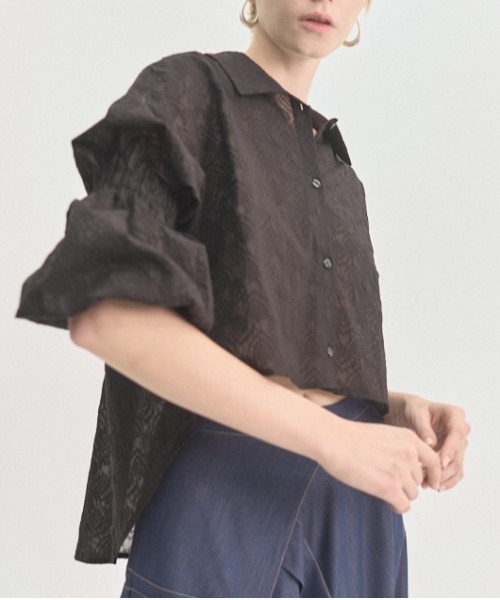 Muel Chic(ミュエルシック)の「Murray shirt マレーシャツ(シャツ/ブラウス・レディース・ラベンダー/ホワイト/ブラック・FREE)」の18枚目の写真
