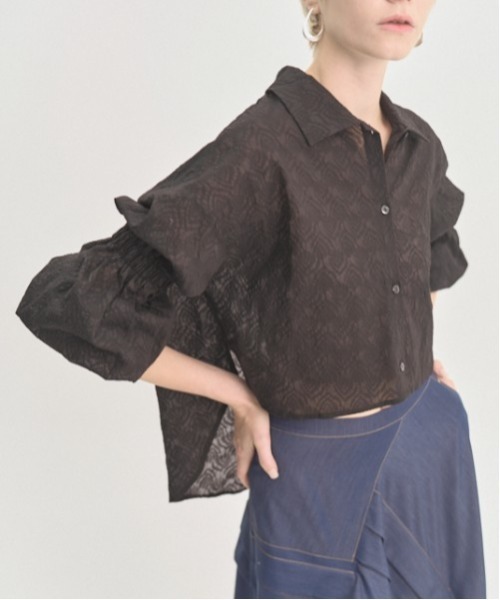 Muel Chic(ミュエルシック)の「Murray shirt マレーシャツ(シャツ/ブラウス・レディース・ラベンダー/ホワイト/ブラック・FREE)」の17枚目の写真