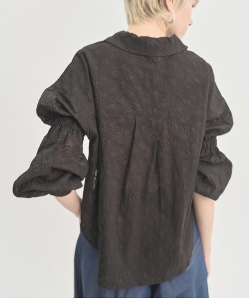 Muel Chic(ミュエルシック)の「Murray shirt マレーシャツ(シャツ/ブラウス・レディース・ラベンダー/ホワイト/ブラック・FREE)」の16枚目の写真