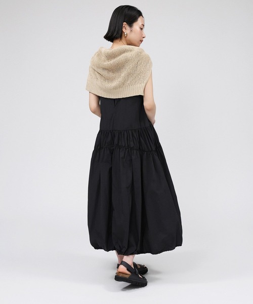 美品⁑BABYLONE バビロン　コットンノースリーブロングワンピース　Aライン 美品⁑BABYLONE バビロン コットンノースリーブロングワンピース