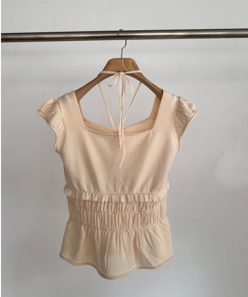 Ameri VINTAGE - CASA FLINE カーサフライン/ ノースリーブブラウス CASA FLINE カーサフライン ブラウジングノースリーブシャツ