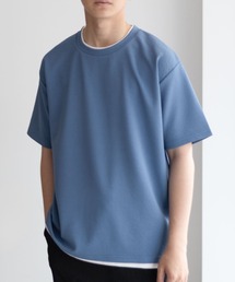 NAVY | NAVY【接触冷感】フェイクレイヤードTシャツ(Tシャツ/カットソー)