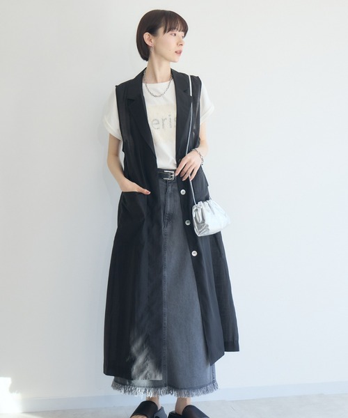 雑誌で紹介された セール】cloche ロングシアージレ（ベスト）｜Paradise Picnic トップス