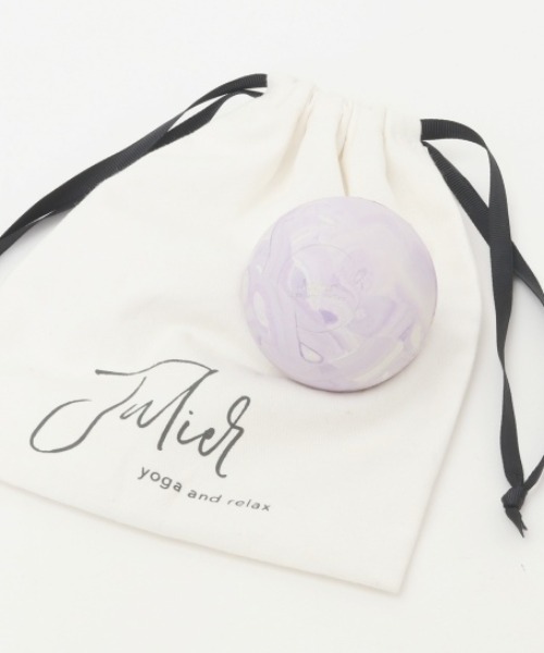 Julier Yoga and Relax(ジュリエヨガアンドリラックス)の「Julier (定番)リリースボール(スポーツグッズ・レディース・ブルー/パープル・FREE)」の2枚目の写真