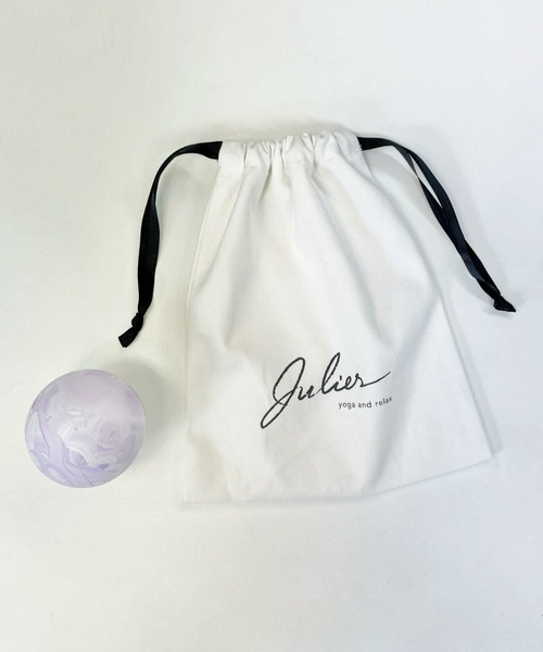 Julier Yoga and Relax(ジュリエヨガアンドリラックス)の「Julier (定番)リリースボール(スポーツグッズ・レディース・ブルー/パープル・FREE)」の3枚目の写真