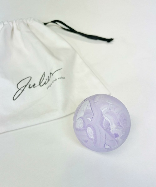 Julier Yoga and Relax(ジュリエヨガアンドリラックス)の「Julier (定番)リリースボール(スポーツグッズ・レディース・ブルー/パープル・FREE)」の10枚目の写真