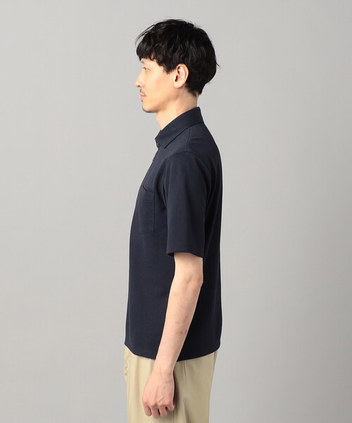 COMME CA MEN(コムサメン)の「和泉市編み和紙 カノコポロシャツ(ポロシャツ・メンズ・グレー/ブルー/ブラック/ネイビー・M/L)」の21枚目の写真