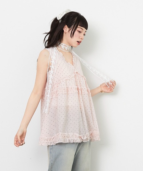 セール】ドットチュニック（チュニック）｜paravion（パラビオン