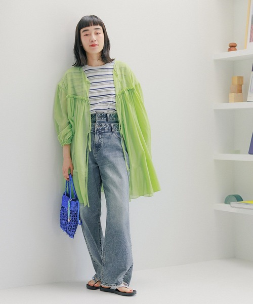ニコアンド★今季新作★2wayボイルギャザーワンピース niko and ｜2WAYボイルギャザーワンピース | Rakuten Fashion