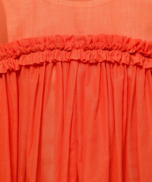 niko and...（ニコアンド）の「2WAYボイルギャザーワンピース（ワンピース・レディース・オフホワイト/ブラック/レッド/ライトグリーン・FREE）」の15枚目の写真