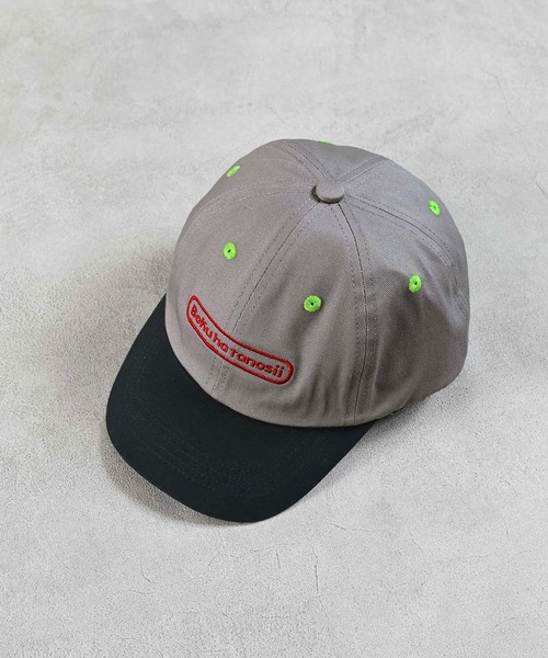 BOKU HA TANOSII(ボク ハ タノシイ)の「【BOKU HA TANOSII】別注 KIDS GAME CAP(キャップ・キッズ・ホワイト/レッド/グレー・54)」の3枚目の写真