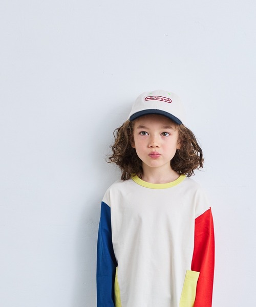 BOKU HA TANOSII(ボク ハ タノシイ)の「【BOKU HA TANOSII】別注 KIDS GAME CAP(キャップ・キッズ・ホワイト/レッド/グレー・54)」の6枚目の写真