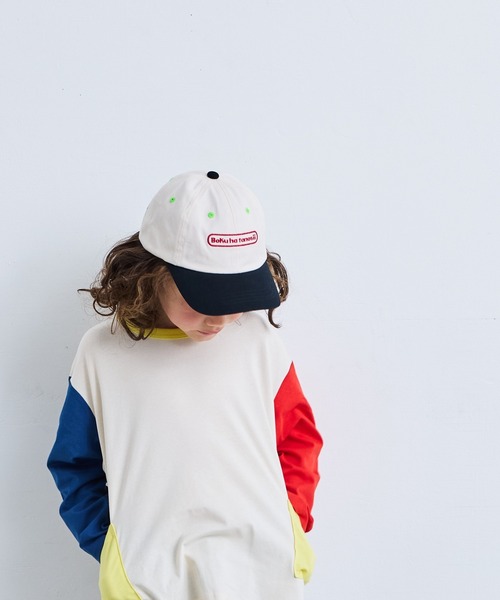 BOKU HA TANOSII(ボク ハ タノシイ)の「【BOKU HA TANOSII】別注 KIDS GAME CAP(キャップ・キッズ・ホワイト/レッド/グレー・54)」の7枚目の写真