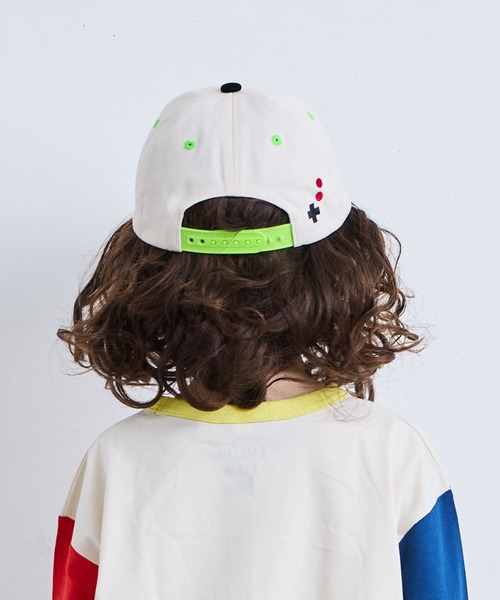 BOKU HA TANOSII(ボク ハ タノシイ)の「【BOKU HA TANOSII】別注 KIDS GAME CAP(キャップ・キッズ・ホワイト/レッド/グレー・54)」の5枚目の写真
