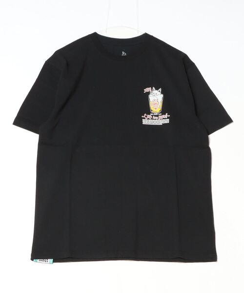 go slow caravan(ゴースローキャラバン)の「go slow caravan/ゴースローキャラバン RAY綿 猫と麦酒TEE(Tシャツ/カットソー・メンズ・D/A/C/B・MEDIUM/LARGE)」の6枚目の写真