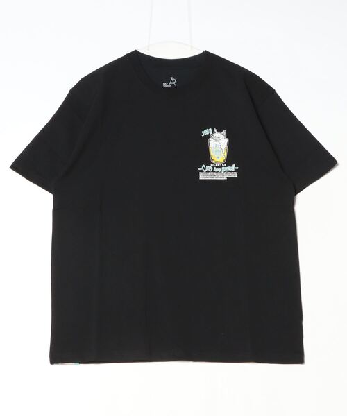 go slow caravan(ゴースローキャラバン)の「go slow caravan/ゴースローキャラバン RAY綿 猫と麦酒TEE(Tシャツ/カットソー・メンズ・D/A/C/B・MEDIUM/LARGE)」の11枚目の写真