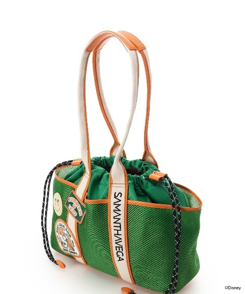 SAMANTHAVEGA(サマンサベガ)の「「ミッキーマウス&フレンズ」ロゴテープトートバッグ(グーフィー)(トートバッグ・レディース・グリーン・FREE)」の6枚目の写真