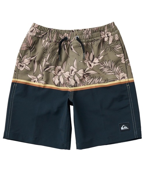 FLORAL VOLLEY YOUTH/クイックシルバーキッズサーフトランクス