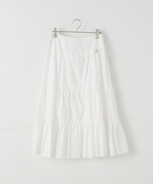 ユー バイ スピック＆スパン（U by SPICK&SPAN）/GLOWNY/グロウニー RODEO TIERED RUFFLE SKIRT GLOWNY/グロウニー RODEO TIERED RUFFLE SKIRT（スカート）｜U by