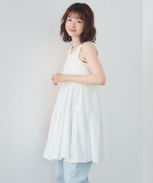 RETRO GIRL(レトロガール)の「【新色追加】コットンレースレイヤードOP(ワンピース・レディース・オフホワイト/ブラック/レッド・FREE)」の15枚目の写真