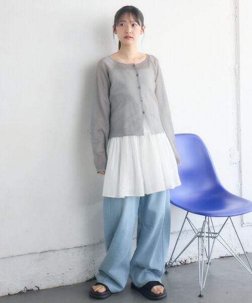 RETRO GIRL(レトロガール)の「【新色追加】コットンレースレイヤードOP(ワンピース・レディース・オフホワイト/ブラック/レッド・FREE)」の17枚目の写真