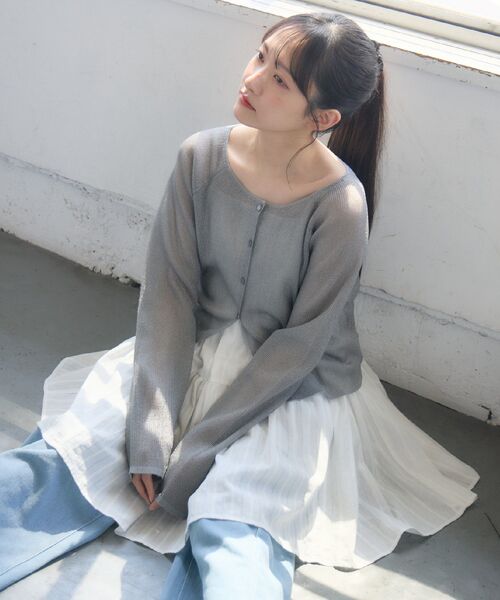 RETRO GIRL(レトロガール)の「【新色追加】コットンレースレイヤードOP(ワンピース・レディース・オフホワイト/ブラック/レッド・FREE)」の18枚目の写真