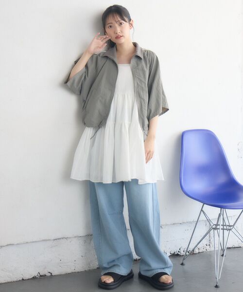 RETRO GIRL(レトロガール)の「【新色追加】コットンレースレイヤードOP(ワンピース・レディース・オフホワイト/ブラック/レッド・FREE)」の20枚目の写真