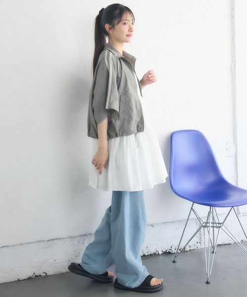 RETRO GIRL(レトロガール)の「【新色追加】コットンレースレイヤードOP(ワンピース・レディース・オフホワイト/ブラック/レッド・FREE)」の21枚目の写真