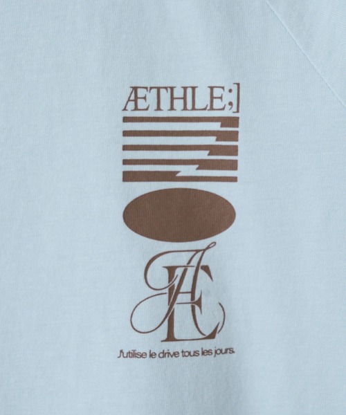 ATHLETE STRIPE HALF T-SHIRTS（Tシャツ/カットソー）｜aeae