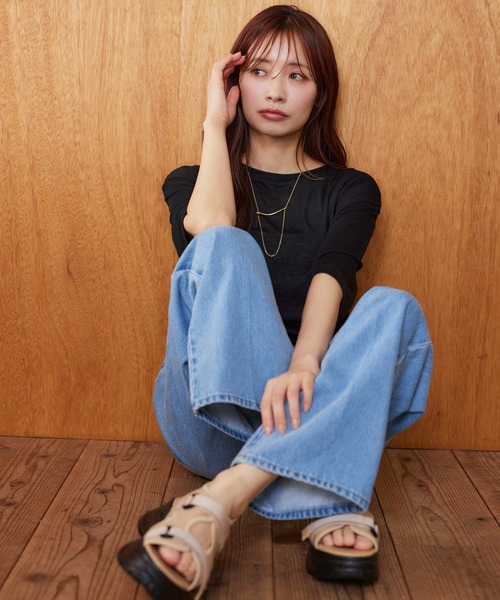 mysty woman（ミスティウーマン）の「メタルバーネックレス  495878（ネックレス・レディース・シルバー/ゴールド・FREE）」の4枚目の写真