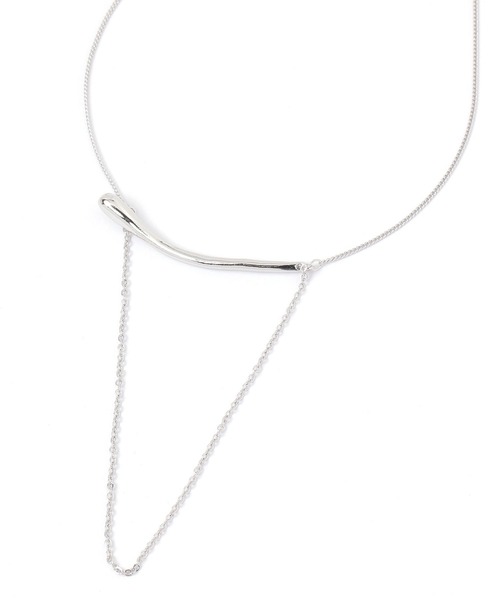 mysty woman（ミスティウーマン）の「メタルバーネックレス  495878（ネックレス・レディース・シルバー/ゴールド・FREE）」の7枚目の写真