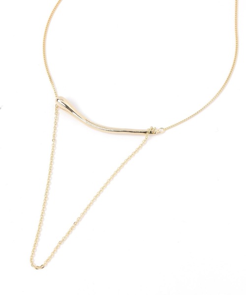 mysty woman（ミスティウーマン）の「メタルバーネックレス  495878（ネックレス・レディース・シルバー/ゴールド・FREE）」の8枚目の写真