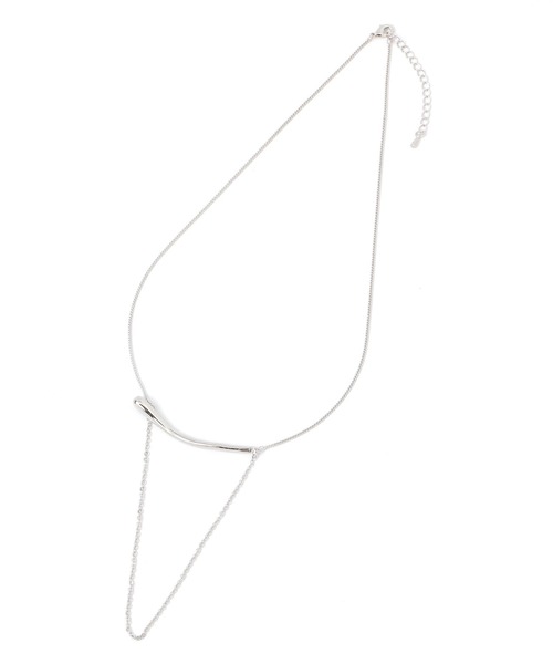 mysty woman（ミスティウーマン）の「メタルバーネックレス  495878（ネックレス・レディース・シルバー/ゴールド・FREE）」の9枚目の写真