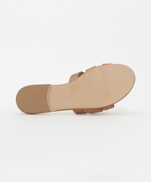 EMMEL REFINES(エメルリファインズ)の「<VINILO>メタルクロス フラットサンダル< Select by EMMEL REFINES >(サンダル・レディース・ブラック/ブラウン系・38/37/36/35)」の7枚目の写真