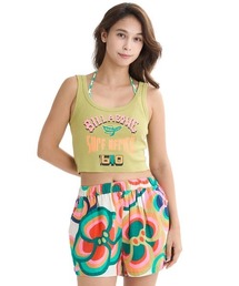 BILLABONG レディース 【MAMIWATA】 SURF AFRICA TANK タンクトップ 【2025年夏モデル】/ビラボンMAMIWATAコラボタンクトップ