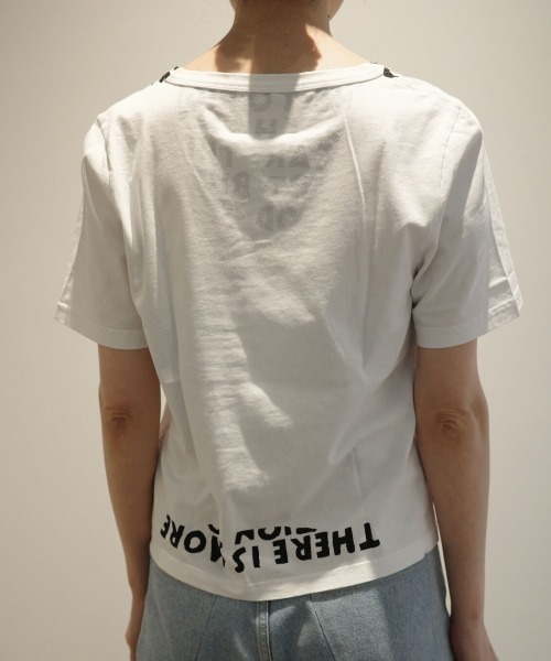 MM6 Maison Margiela(エムエムシックス メゾン マルジェラ)の「MM6 T-SHIRT(Tシャツ/カットソー・レディース・ホワイト・SMALL/MEDIUM)」の2枚目の写真
